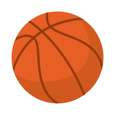 Klasik basketbol topu. Vektör illüstrasyonu