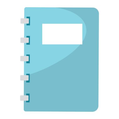 Renkli kitap ikonu. Vektör illüstrasyonu