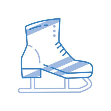 buz pateni önyükleme simgesi. vektör çizim