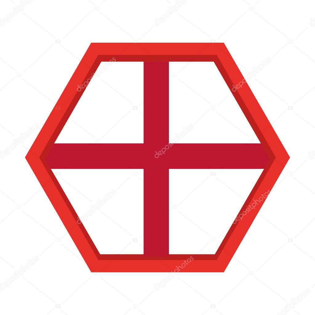 England soccer shield icon. Vector illustration