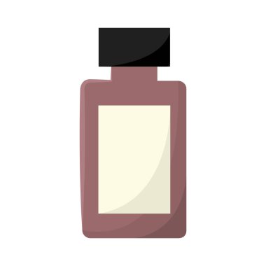 İlaç şişesi kutusu. Vektör illüstrasyonu