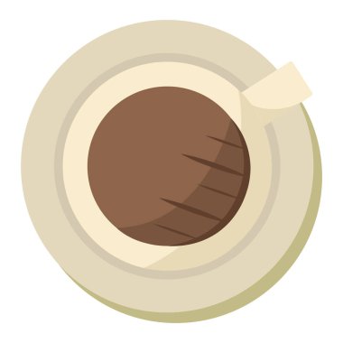 İzole kahve dükkanı, nesnelerin resimlendirilmesi.