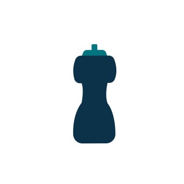 Spor su şişesi idolü. Vektör çizim