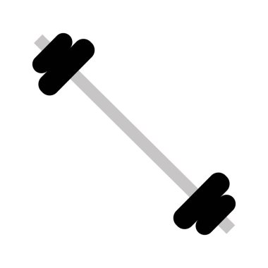 Halter ağırlığı ikonu. Vektör illüstrasyonu