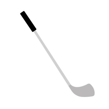 Golf kulübü düz stil ikonu. Vektör illüstrasyonu