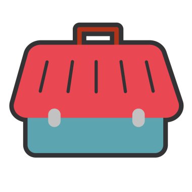 Hayvan taşıyıcısı. Vektör illüstrasyonu