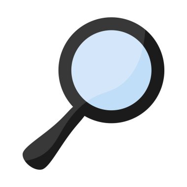 Büyüteç alet. Vektör illüstrasyonu