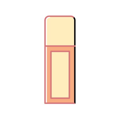 Pembe kaplamalı yapıştırıcı. Vektör illüstrasyonu