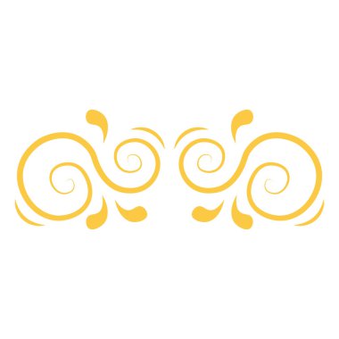 Vintage girdap süsü. Vektör illüstrasyonu