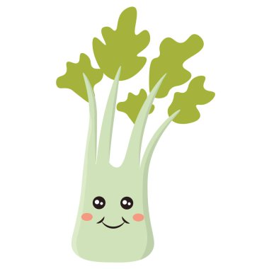 Mutlu rezene karakteri. Vektör illüstrasyonu