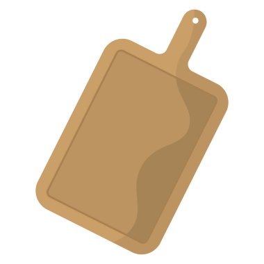 Tahta kesme tahtası. Vektör illüstrasyonu