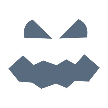 Kabak suratlı oyulmuş Vektör illüstrasyonu