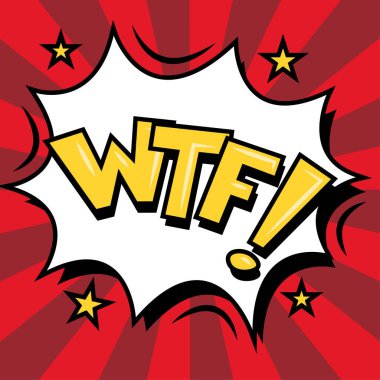 Renkli çizgi roman sohbet vektörü illüstrasyonu