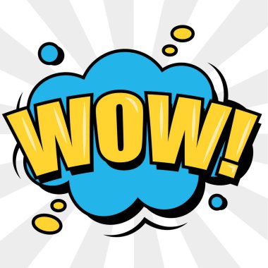 Renkli çizgi roman sohbet vektörü illüstrasyonu