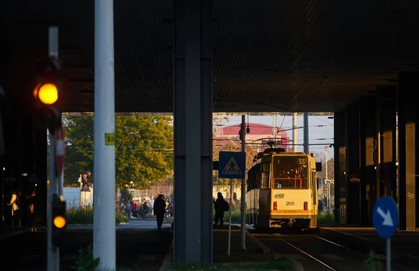 Bükreş Romanya Kasım 2022 Bükreş Eski Bir Romanya V3A Tramvayı — Stok fotoğraf