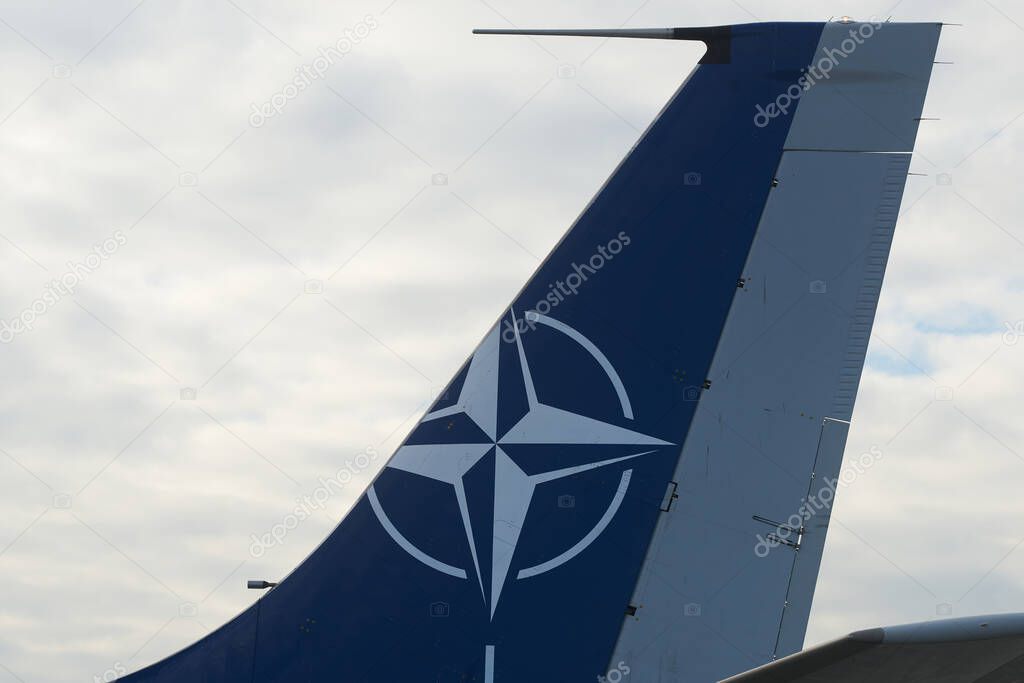 Otopeni, Romania January 17, 2023 AWACS Airborne Warning and Control