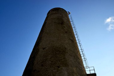 Bucharest, Romania - February 13, 2023: Temporary thermal power plant built on the former CET Titan as seen during the visit of the Mayor General accompanied by the press. Image for editorial use only