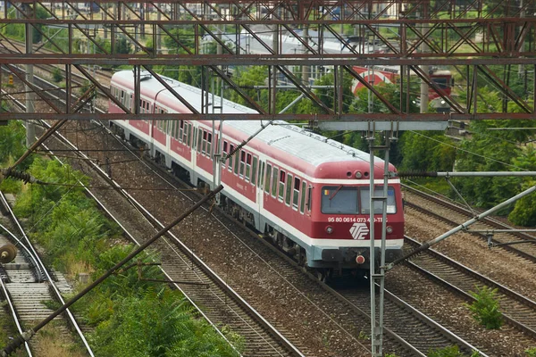 Бухарест Румыния Июня 2023 Года Железнодорожная Инфраструктура Вблизи Северного Железнодорожного — стоковое фото