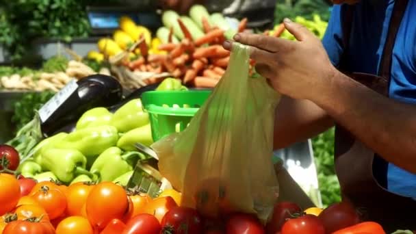 Boekarest Roemenië Juli 2023 Opening Van Agrovoedingsmarkt Piata Norilor Door — Stockvideo