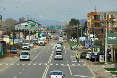 Viforata, Romanya. 18 Mart 2024: Dambovita İlçesindeki Viforata Köyü