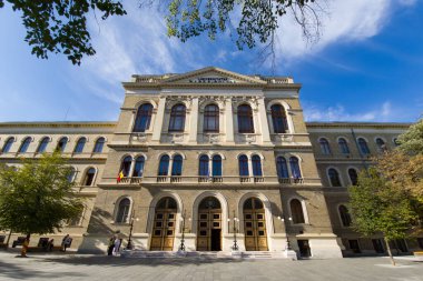 Cluj-Napoca, Romania. 20th Sep, 2024: The central building of Babes-Bolyai University on Mihail Kogalniceanu street. clipart