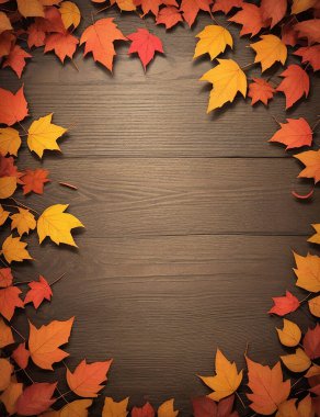 Sonbahar yaprakları ılık Arkaplan