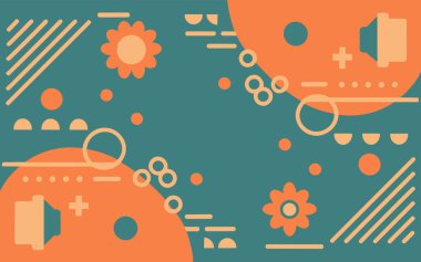 Vektör Tasarımı Soyut Arkaplan Duvar Kağıdı 