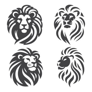 Aslan Başı Logosu Tek Krom Tasarımı