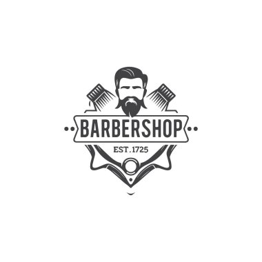 Retro Berber Logosu Tasarımı