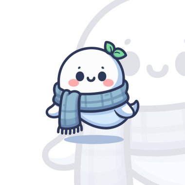 Yumuşak bir eşarba sarılmış, utangaç bir gülümsemeyle yavaşça süzülen küçük, samimi bir hayalet karakter..