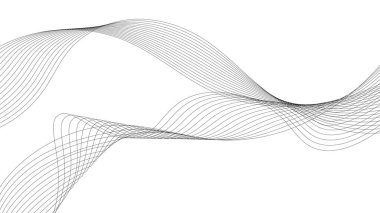 Beyaz arkaplanda siyah çizgiler