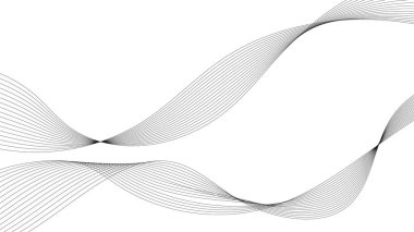 Beyaz arkaplanda siyah çizgiler