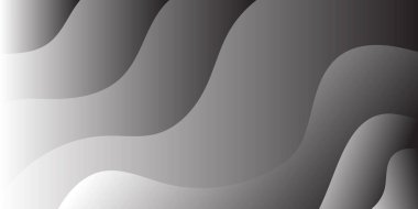 Siyah-beyaz Gradyan Soyut Arkaplan Dinamik Sıvısı