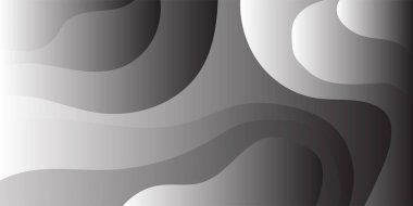 Siyah-beyaz Gradyan Soyut Arkaplan Dinamik Sıvısı