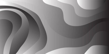 Siyah-beyaz Gradyan Soyut Arkaplan Dinamik Sıvısı