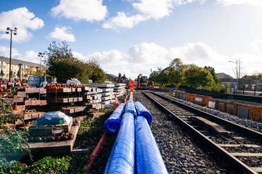 Sonbaharda İngiltere 'de yeni bir demiryolu inşaatı