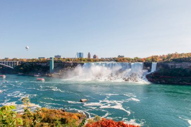Kanada tarafından Niagara Şelalesi 'nin güzel manzarası
