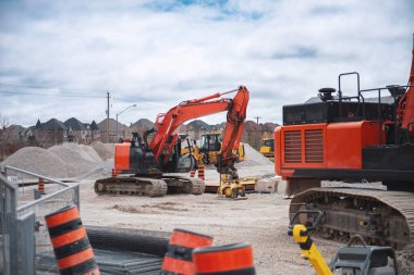 Kanada 'da bir demiryolu platformu inşa ediliyor