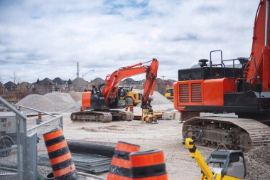 Kanada 'da bir demiryolu platformu inşa ediliyor
