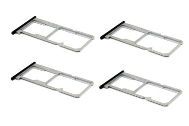 Seçici odaklı sim kart tepsisinin bir resmi