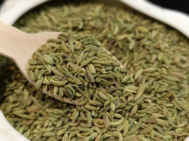 Seçici odaklı rezene tohumlarının resmi