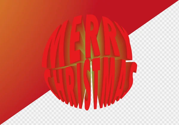 Joyeux Noël Lettrage Pour Affiches Annonces Sur Les Médias Sociaux — Image vectorielle