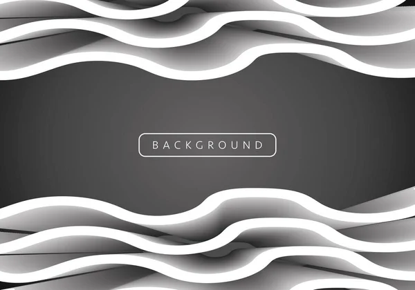 Schwarz Weiß Abstrakter Hintergrund Flüssigkeitsfluss Flüssige Farbe Flüssiger Hintergrund Buntes — Stockvektor