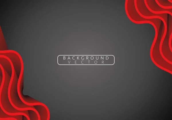 Fond Abstrait Rouge Fluide Coulant Couleur Liquide Fluide Fond Affiche — Image vectorielle