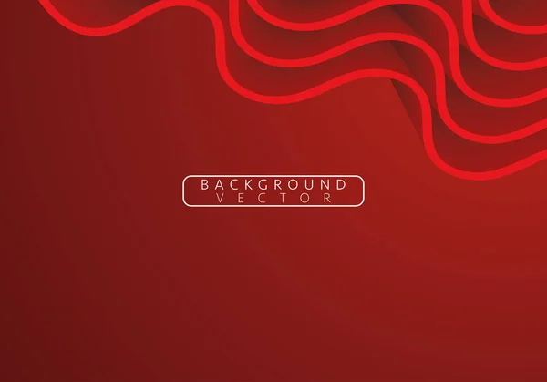 Red Abstract Background Fluid Flow Liquid Color Fluid Background Colorful — Stock Vector