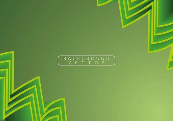 Green Abstract Background Fluid Flow Liquid Color Fluid Background Colorful — Stock Vector