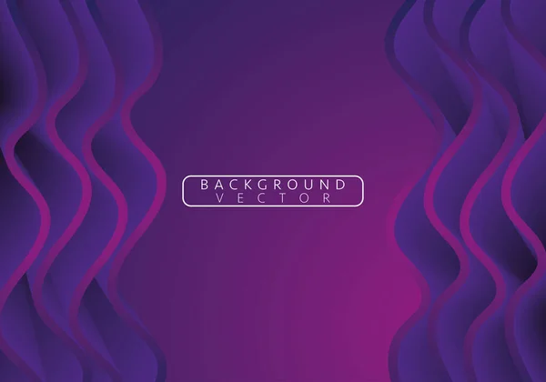Dark Purple Abstract Background Fluid Flow Liquid Color Fluid Background — Stock Vector