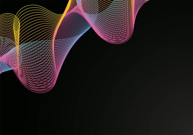 Soyut çarpık Çapraz Çizgili Arkaplan. Vektör eğimli eğimli, dalgalı çizgi desenli. İş tasarımınız için yepyeni bir tarz