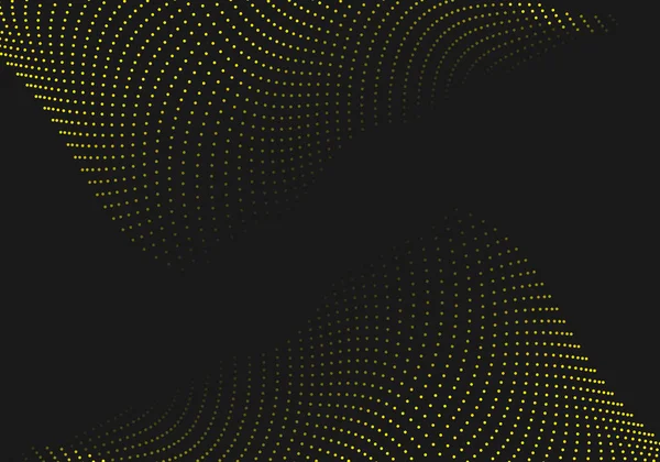 Абстрактні Крапки Фоновий Плакат Динамікою Технологічна Мережа Векторні Ілюстрації — стоковий вектор