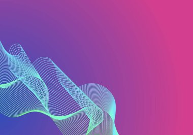 Renkli sıvı dalgası. Minimum geometrik arkaplan. renkli geometrik arkaplan.